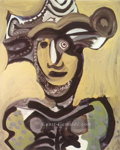 Buste mousquetaire 1972 Kubismus Pablo Picasso Ölgemälde